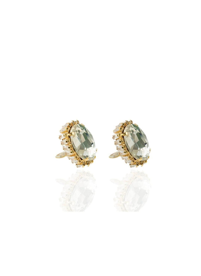 donna orecchini clips Cannock di trik bijoux oro/ argento