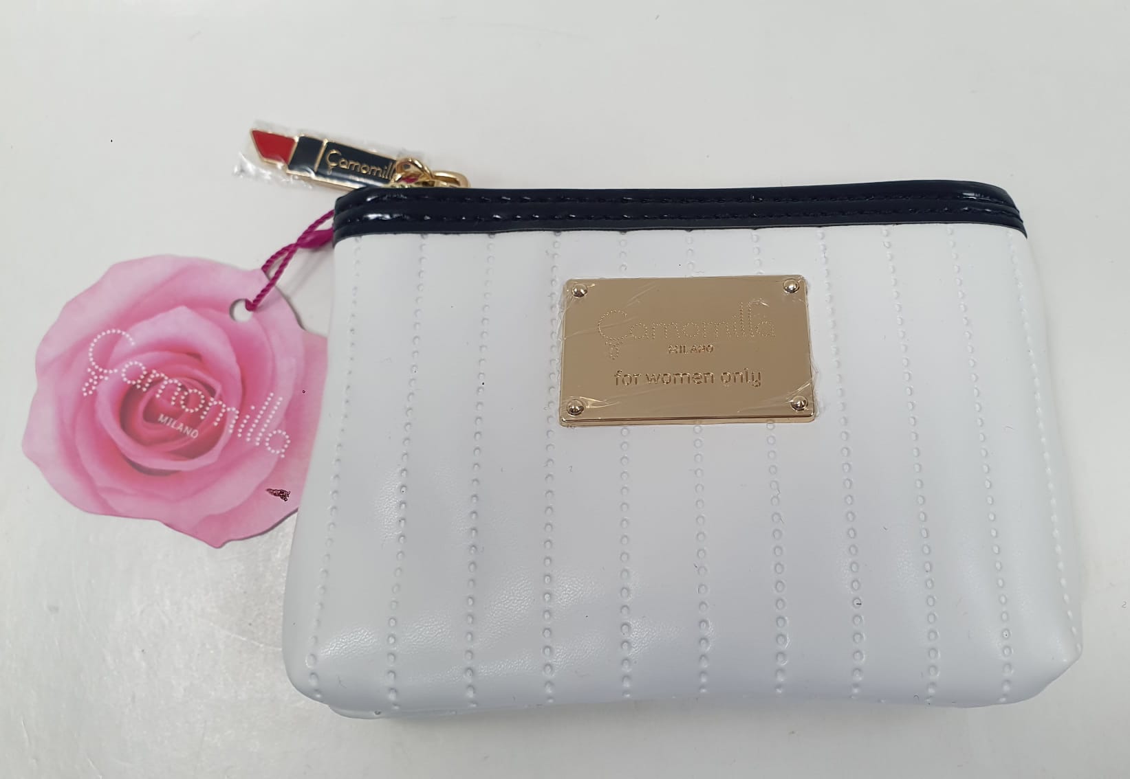 portamonete bustina piatta s eri piccola glam mix cod.02075 di camomilla milano