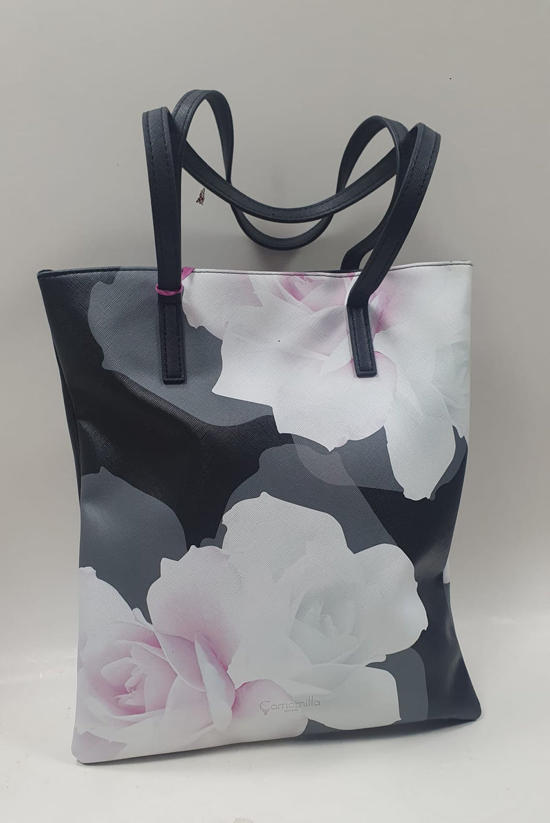 borsa donna di camomilla milano sporta rose cod.48916