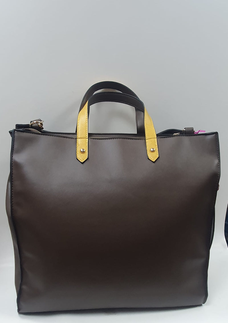 borsa a mano donna di camomilla milano cod.55873 marrone
