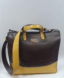 borsa a mano donna di camomilla milano cod.55873 marrone