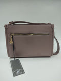 borsa tracolla donna di beverly hills polo club bh-3873 nero/ cipria