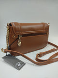 borsa tracolla donna di beverly hills polo club bh-3834 rosso/ cuoio