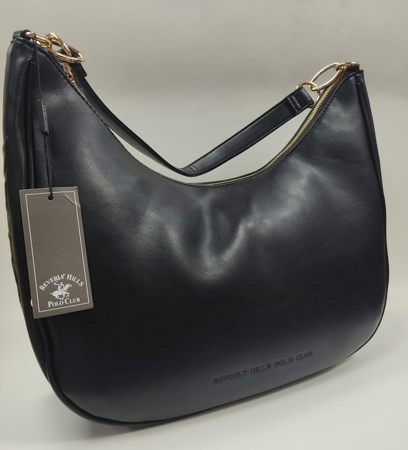 borsa a spalla donna di beverly hills polo club bh-3840 nero/ Fuxia/ Ottanio