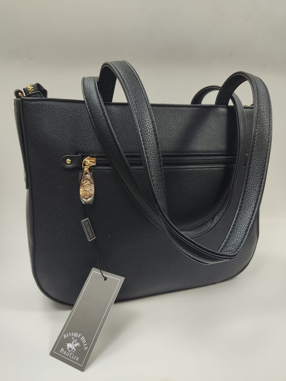 borsa a spalla donna di beverly hulls polo club bh-3810 verde/ nero