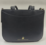 borsa a spalla donna di beverly hulls polo club bh-3810 verde/ nero