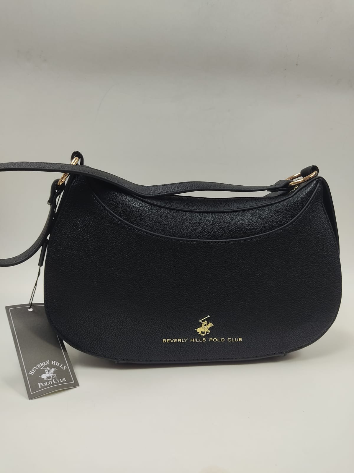 borsa a tracolla donna di beverly hills polo club bh-3811 verde/ nero