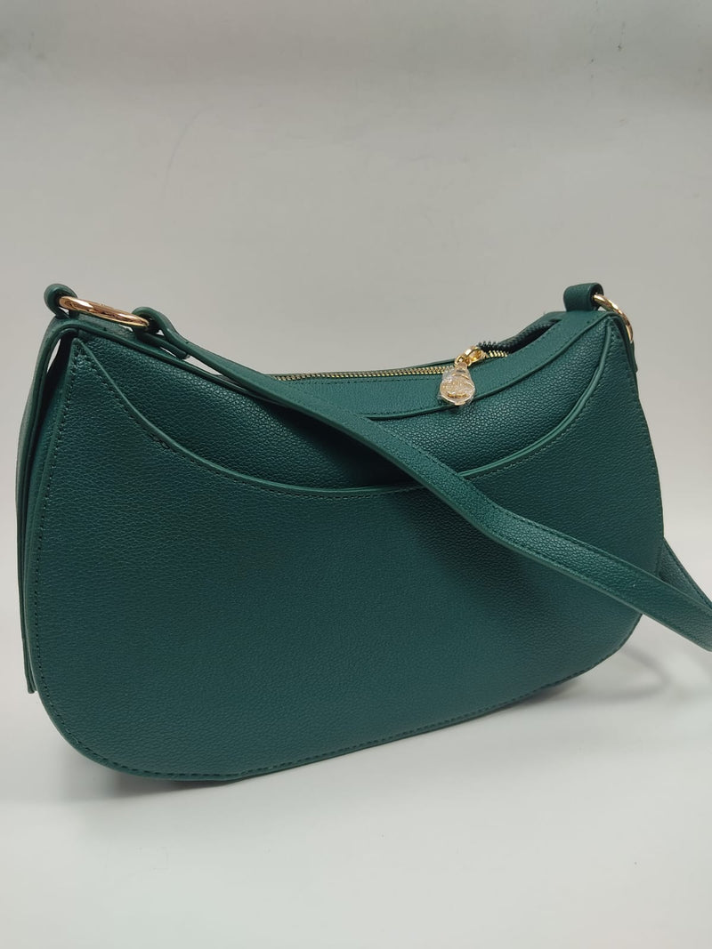 borsa a tracolla donna di beverly hills polo club bh-3811 verde/ nero