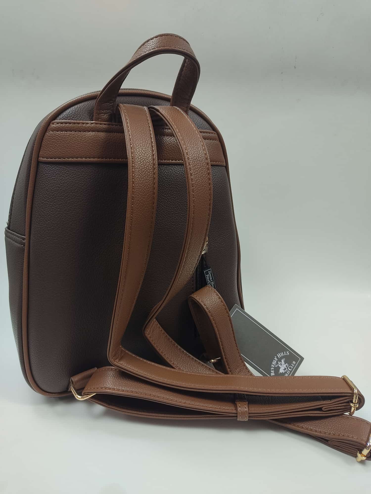 zaino donna di beverly hills polo club bh-3882 nero/ moro