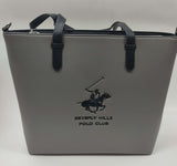 borsa a spalla donna di beverly hills polo club bh-3880 grigio/ moro