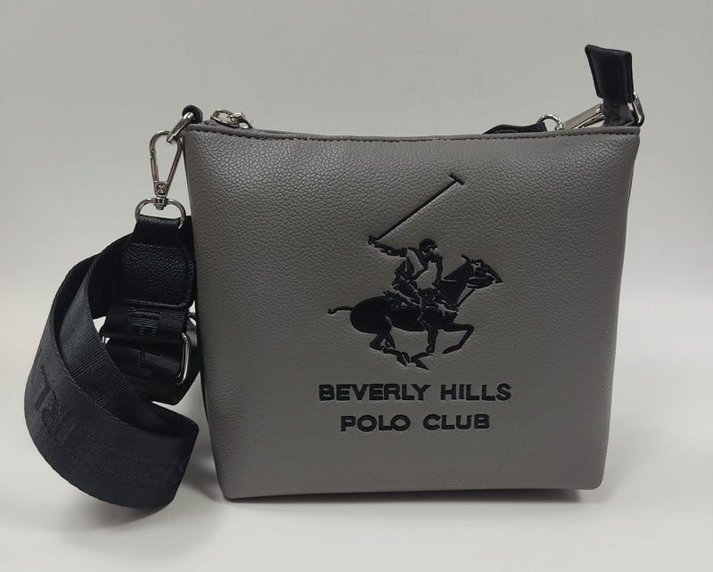 borsa a tracolla donna di beverly hills polo club bh-3883 grigio