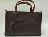 borsa donna di beverly hills polo club bh-3931 nero/ cuoio