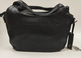 borsa donna di beverly hills polo club bh-3943 nero/ blu/ cuoio