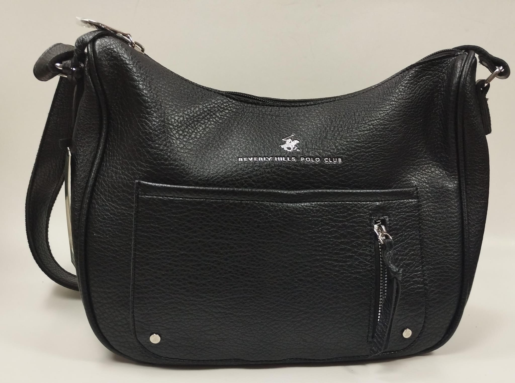borsa donna di beverly hills polo club bh-3945 cuoio/ blu / nero/ arancio