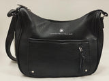 borsa donna di beverly hills polo club bh-3945 cuoio/ blu / nero/ arancio