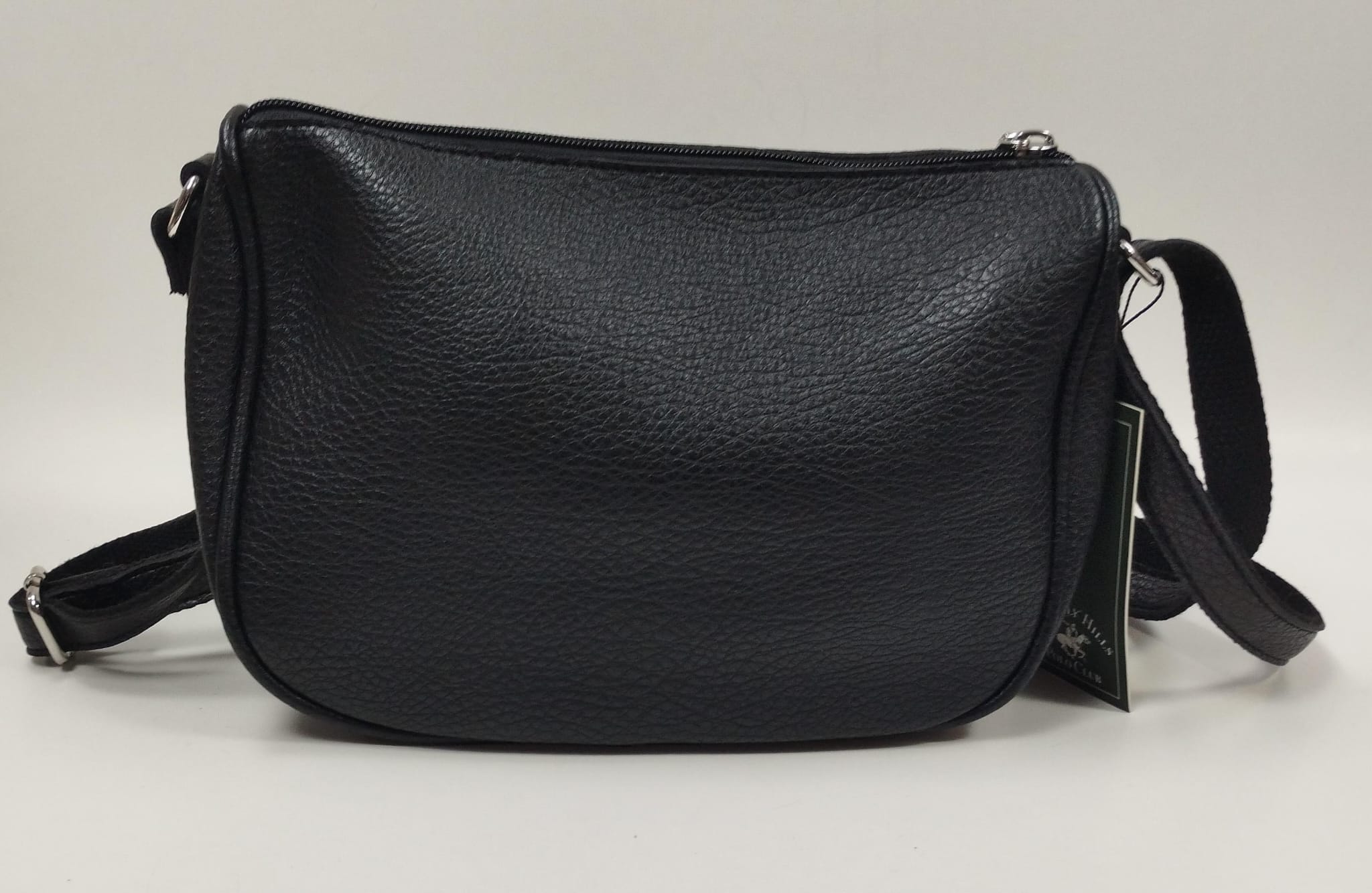 borsa donna di beverly hulls polo club bh-3946 cuoio/ blu/ nero
