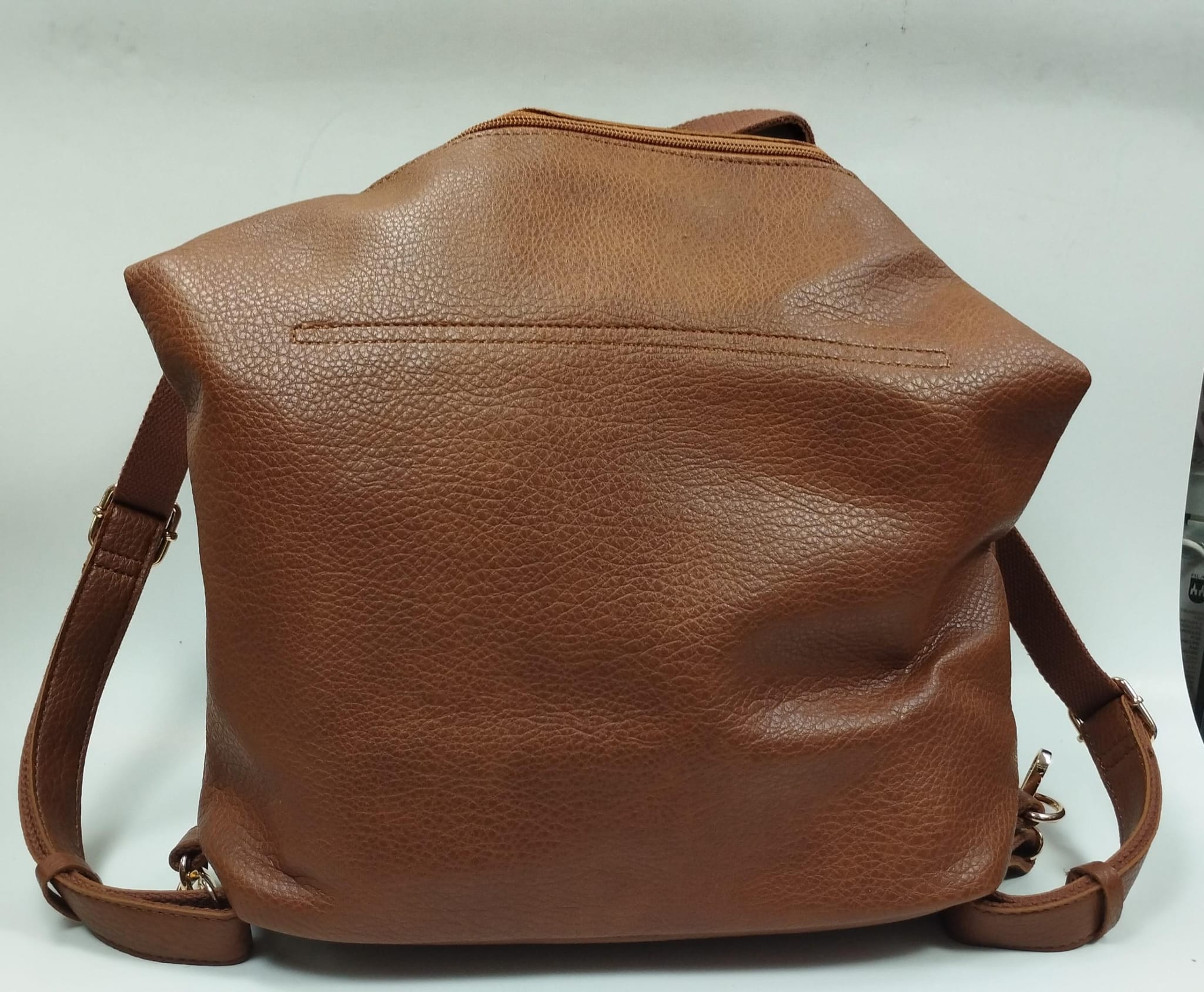 borsa/ zaino donna di beverly hills polo club bh-3941 cuoio/ nero/ blu