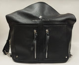 borsa/ zaino donna di beverly hills polo club bh-3941 cuoio/ nero/ blu