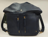 borsa/ zaino donna di beverly hills polo club bh-3941 cuoio/ nero/ blu