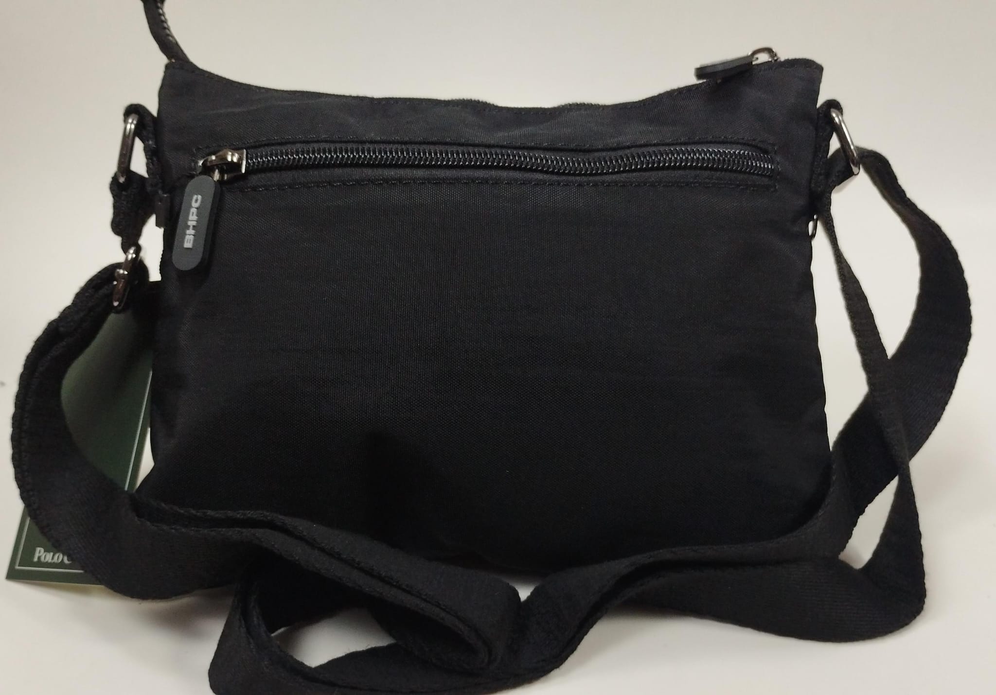 borsa a tracolla donna di beverly hills polo club bh-3951  nero/ tortora