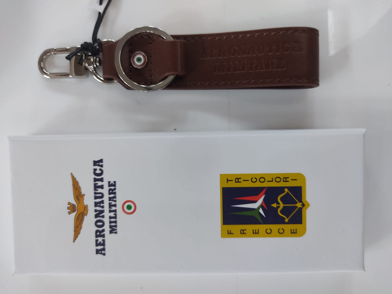portachiavi aeronautica militare am-166 nero/ blu/ marrone
