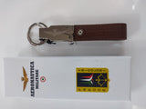 Portachiavi da uomo di aeronautica militare art. AM-162 blu/ nero/ marrone