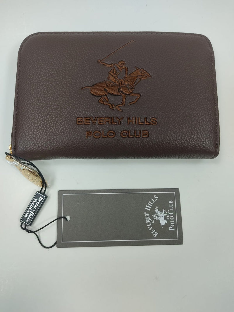 portafoglio donna di beverly hills polo club bh-3884 moro/ grigio