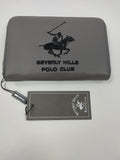 portafoglio donna di beverly hills polo club bh-3884 moro/ grigio