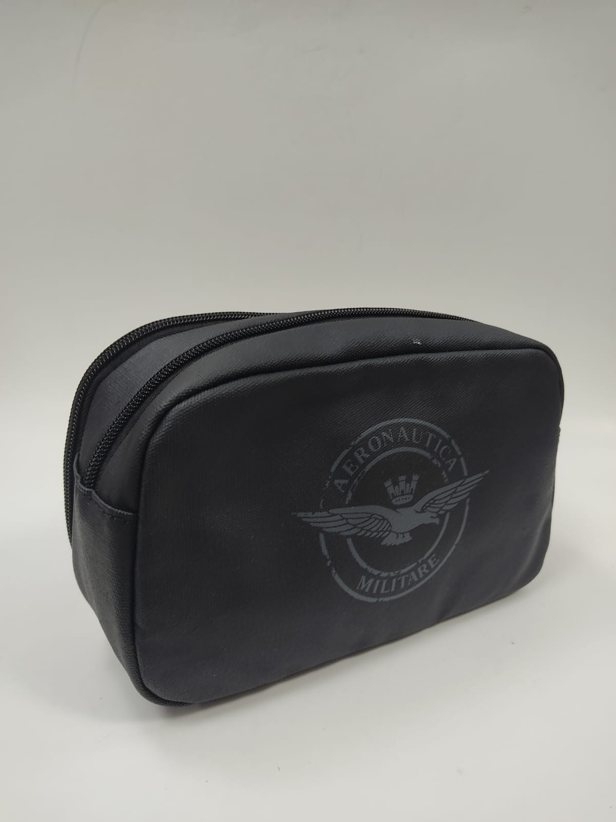 borsello uomo di aeronautica militare am-540 nero/ khaki/ blu