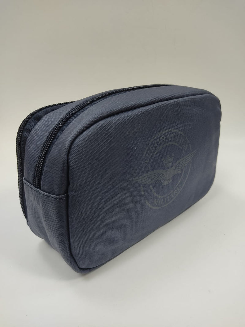 borsello uomo di aeronautica militare am-540 nero/ khaki/ blu