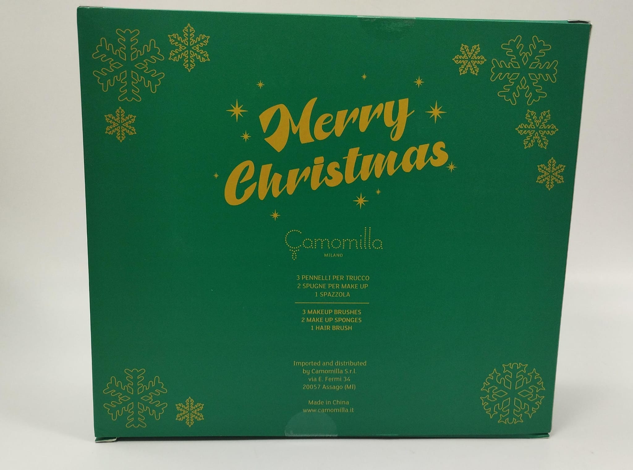 set bellezza L merry xmas green di camomilla milano cod. 04054