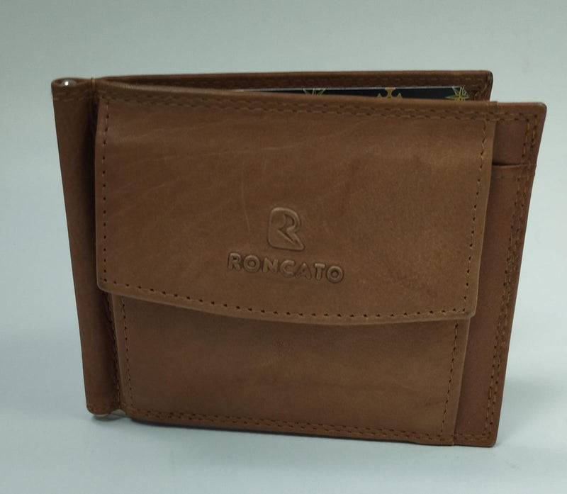 portafoglio uomo roncato art. 182.23 nero/ cuoio/ moro