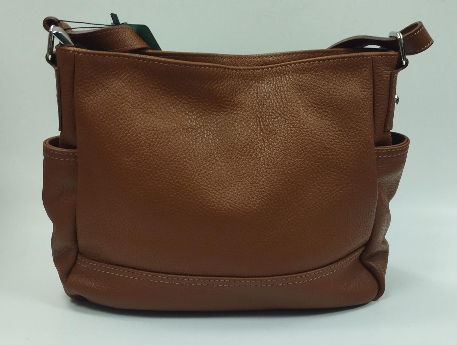 borsa donna effety in vera pelle 0050256.0/AS nero,cuoio,rosa