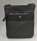 tracolla uomo di beverly  hills polo club bh-8481 nero/ antracite/ blu