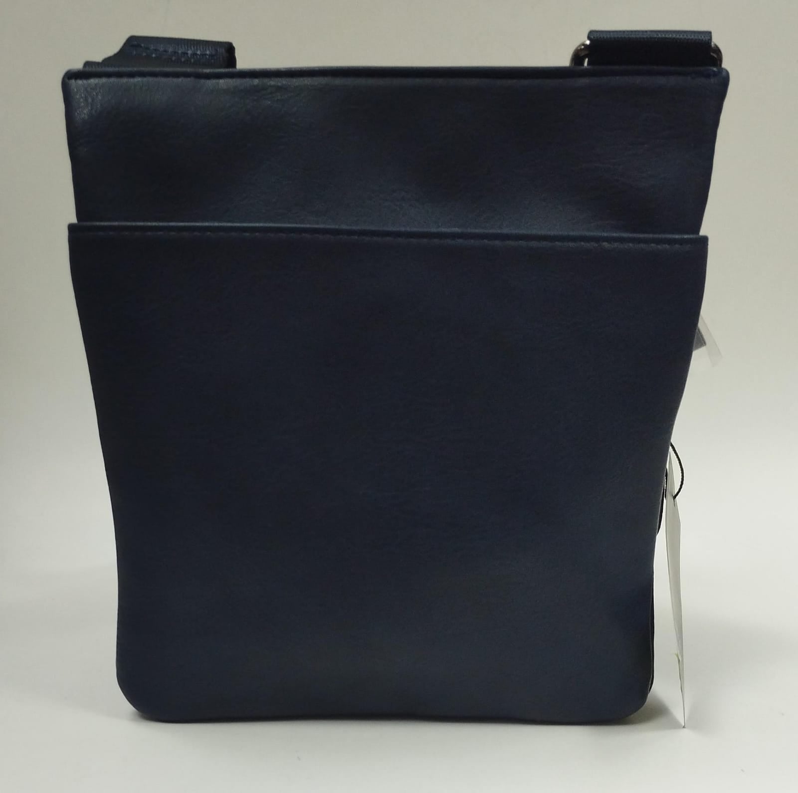 tracolla uomo di beverly  hills polo club bh-8481 nero/ antracite/ blu