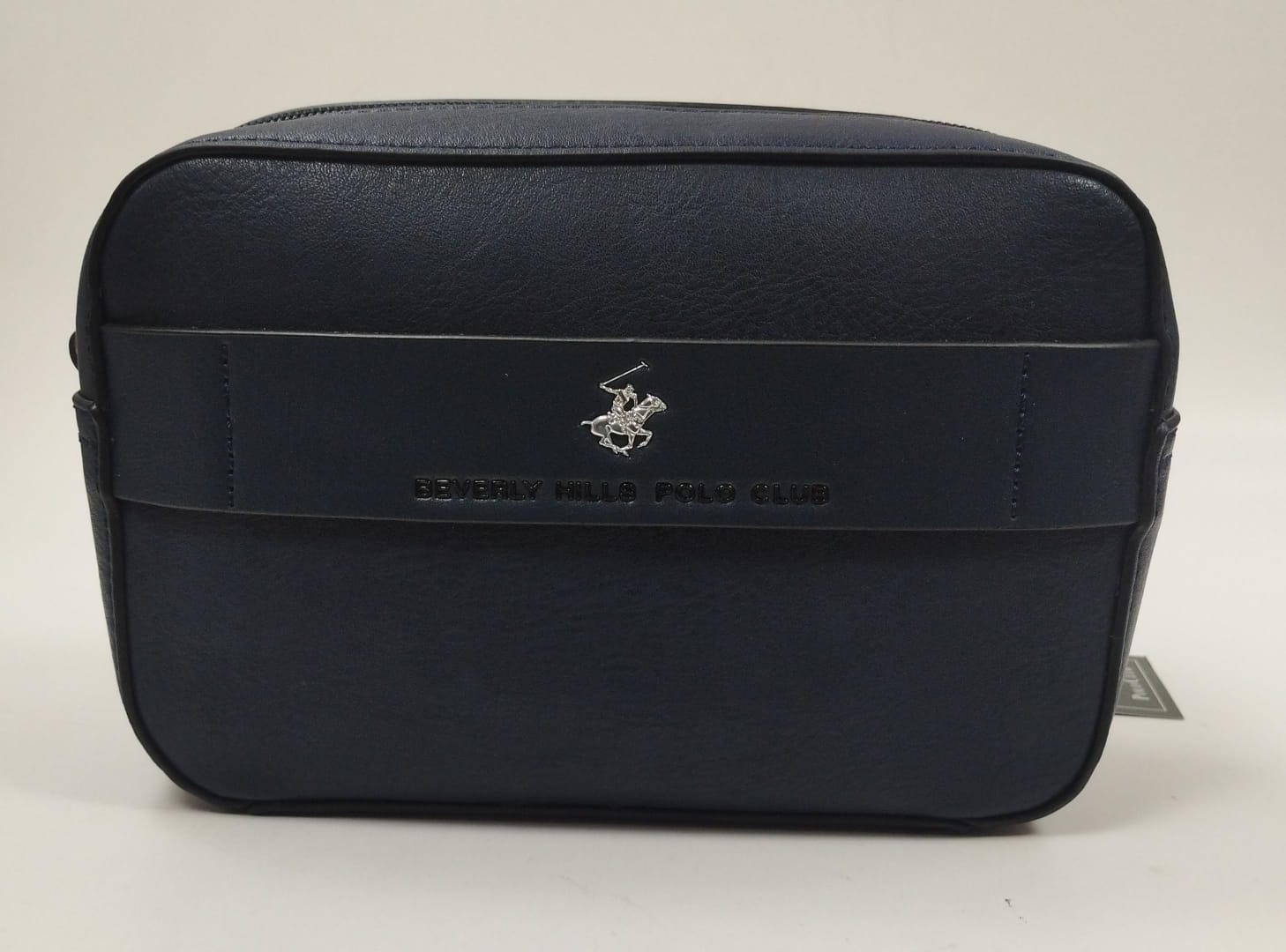 borsello uomo di beverly hills polo club bh-8480 nero/antracite/blu