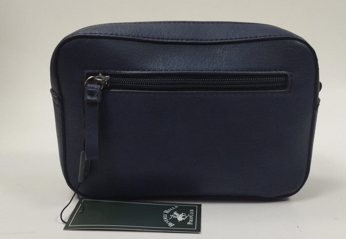 borsello uomo di beverly hills polo club bh-8480 nero/antracite/blu