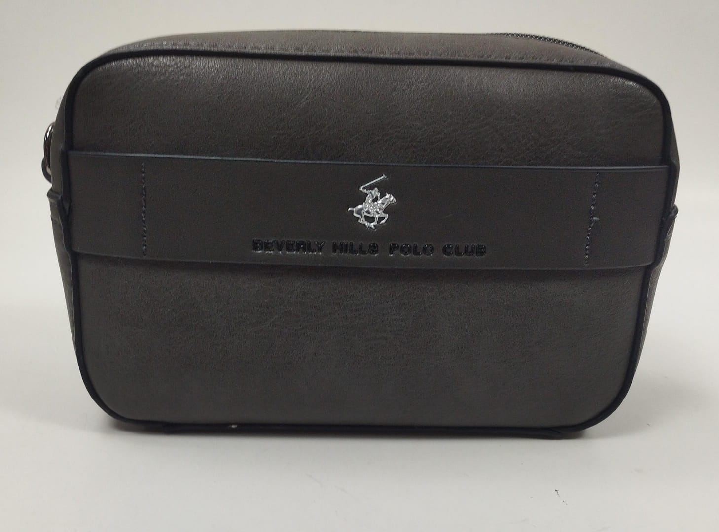 borsello uomo di beverly hills polo club bh-8480 nero/antracite/blu