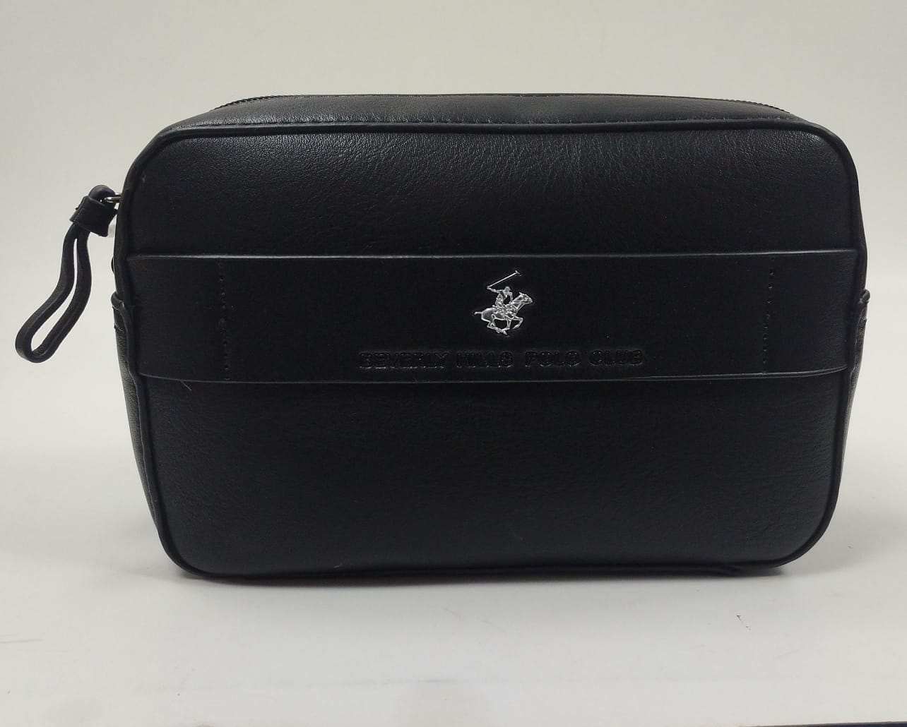 borsello uomo di beverly hills polo club bh-8480 nero/antracite/blu