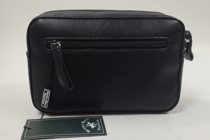 borsello uomo di beverly hills polo club bh-8480 nero/antracite/blu