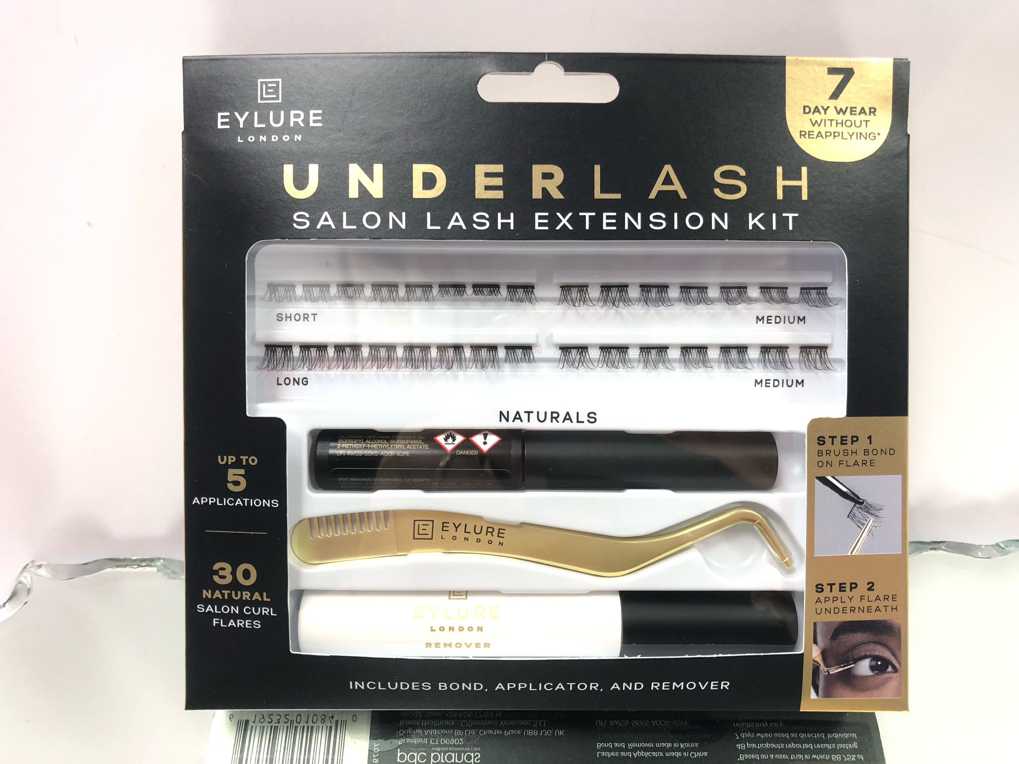 eylure london kit ciglia finte competo con colla e pinza