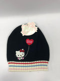 Cappello invernale bimba di Hello Kitty nero/ rosa / lilla