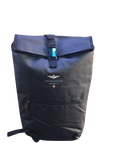 zaino uomo di aeronautica militare am-544 nero/ blu/ verde