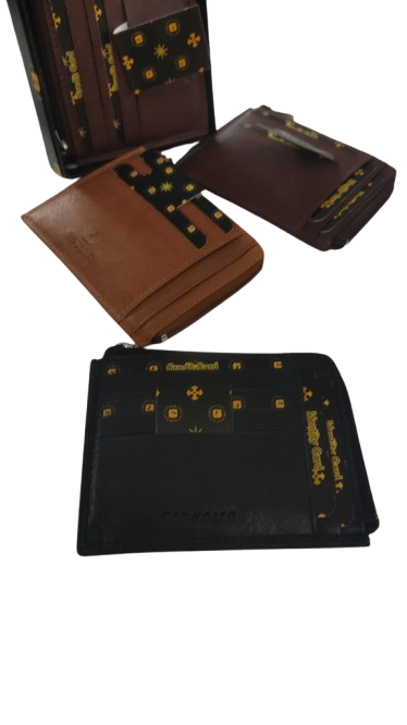 portacarte uomo roncato art.93 nero/ cuoio/ marrone