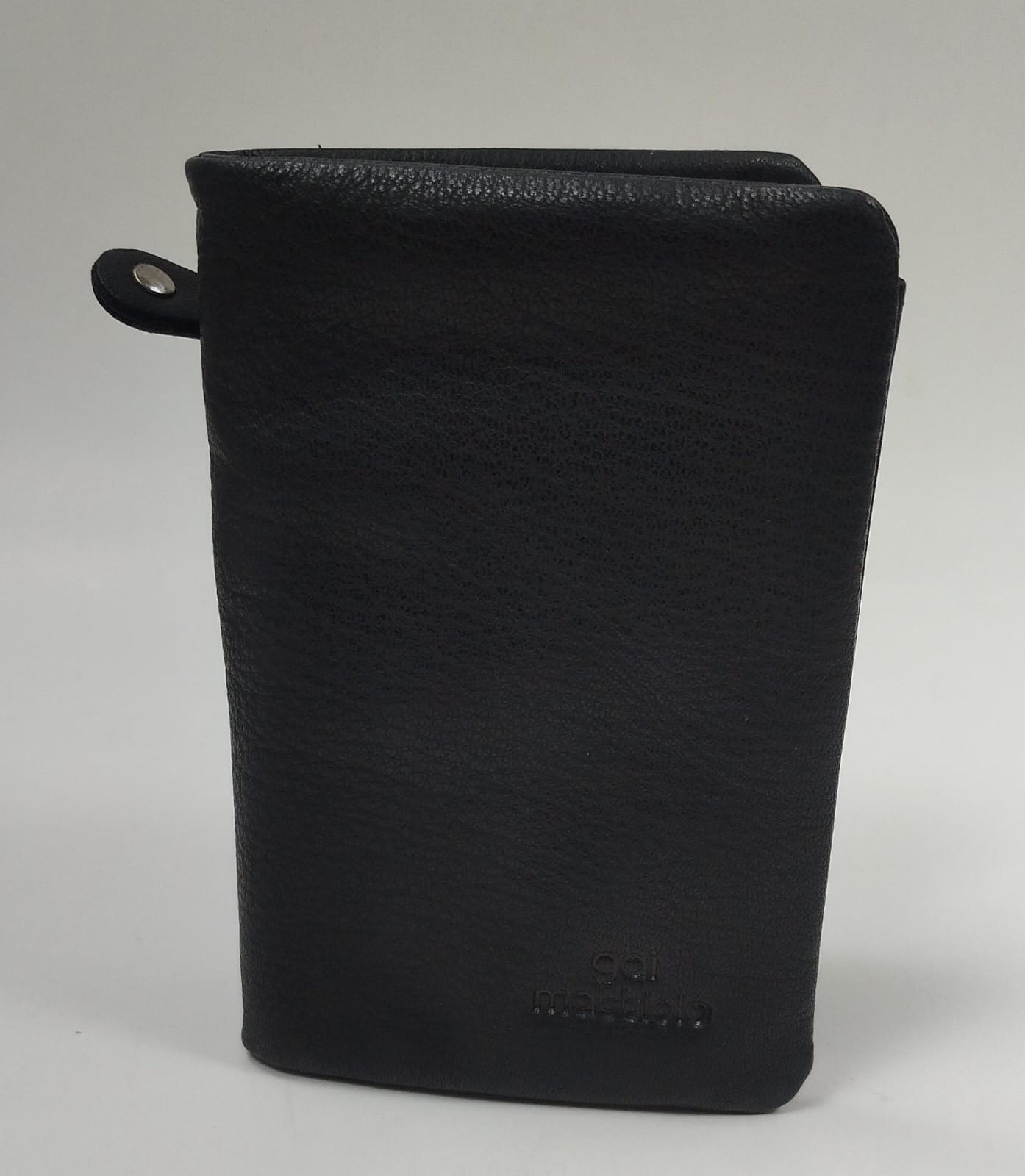 portacarte uomo di gai mattiolo gm522.45 blu/ nero/ cuoio