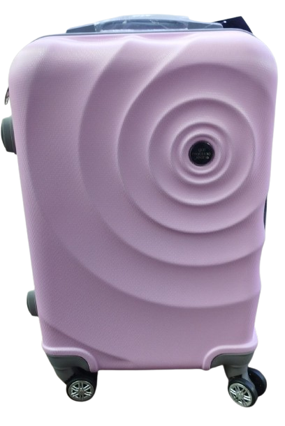 trolley rigido a 4 ruote di gai mattiolo mj6071 rosa