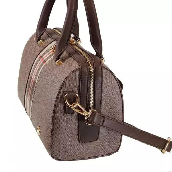 borsa bauletto di beverly hills polo club bh-3411 nero/ moro