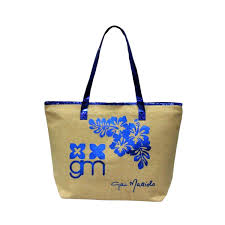 borsa mare di gai mattiolo  azzurro/ viola