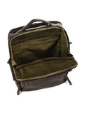 zaino uomo in pelle di beverly hills polo club bh-385 marrone/ brandy
