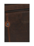 zaino uomo in pelle di beverly hills polo club bh-385 marrone/ brandy